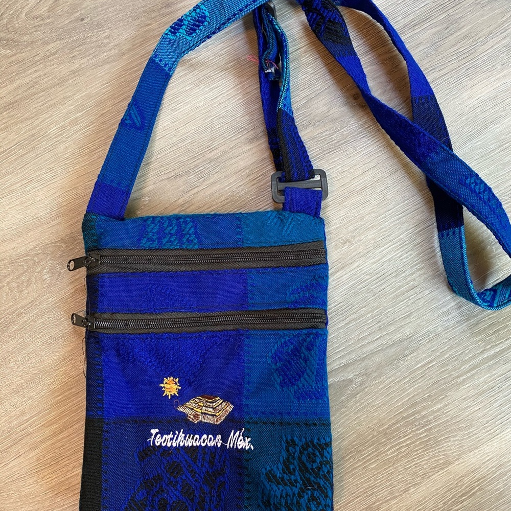 Small blue bag
